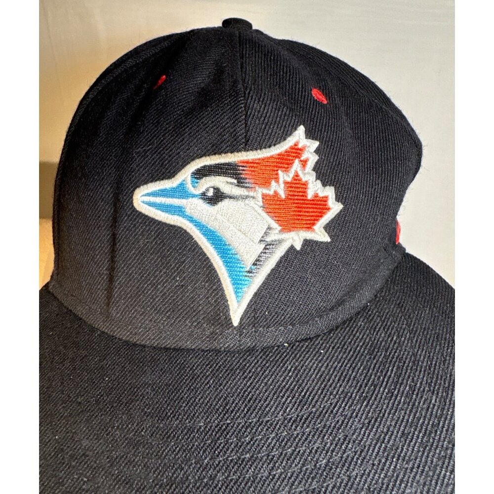 Toronto Blue Jays Hat Nike True Snapback Embroidered Logo Black Red & Blue - Picture 2 of 7